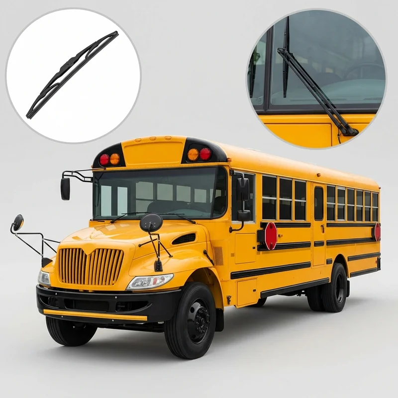 Passenger Side Wiper Blade for IC Corporation CE School Bus (2003 - 2025) - 1